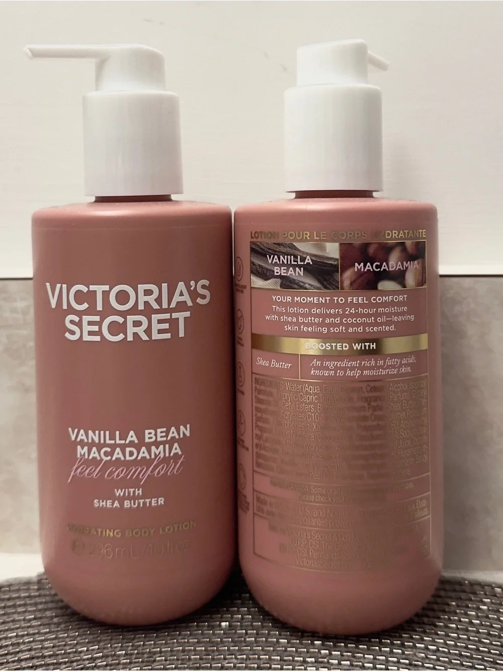Victoria's Secret Vanilla Bean Macadamia Hydrating Body Lotion Set